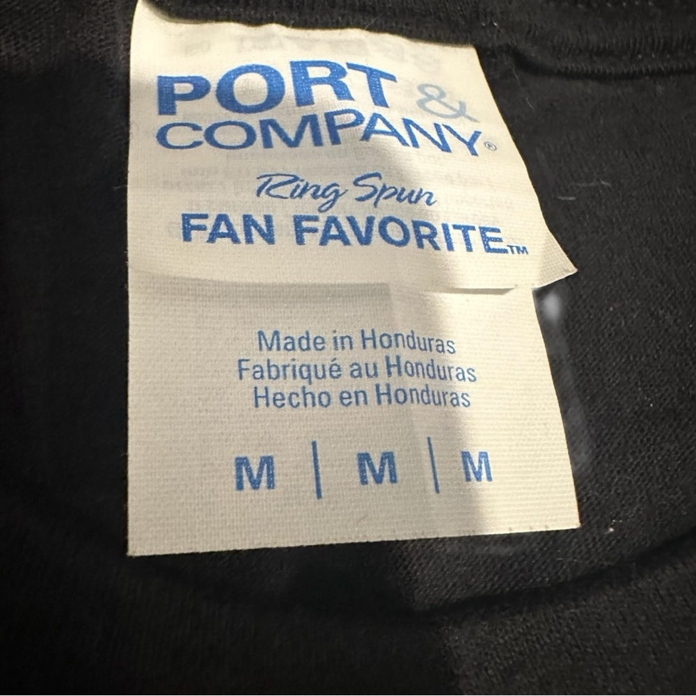 Port and Company Black Biker Chic 🐥Tee NWOT - Picture 5 of 7